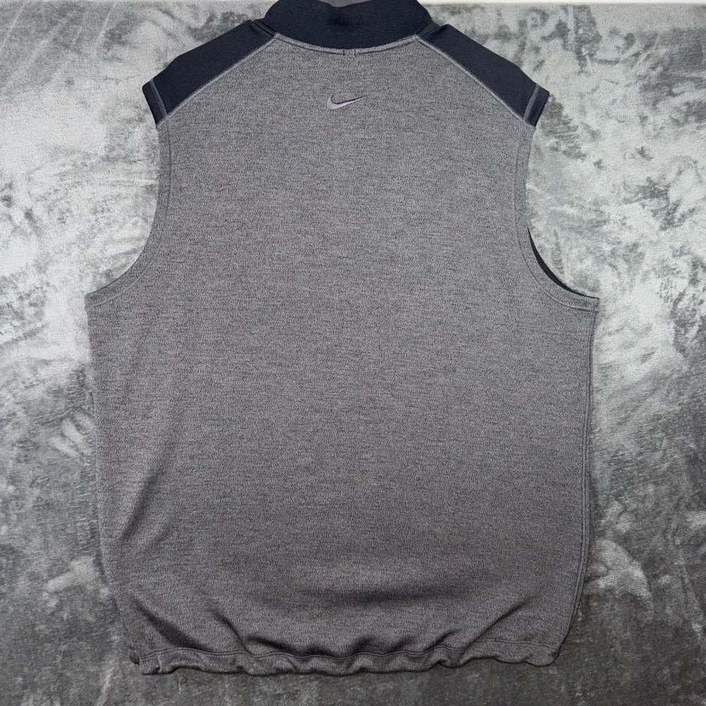 Mens XL Nike Golf Vest Vanderbilt Legends Club Dri-FIT 1/4 Zip Tour Performance